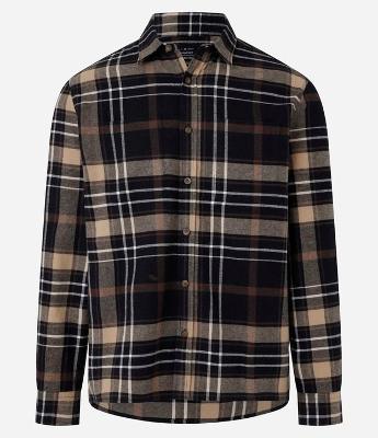 Camisa Comfort em Flanela com Estampa Xadrez