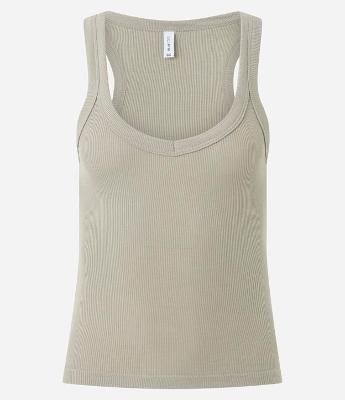 Blusa Sem Manga com Decote em V