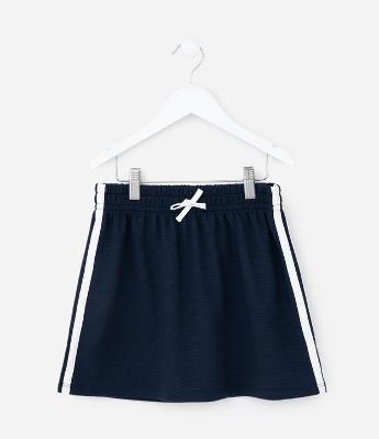 Saia Infantil com Lista Lateral – Tam 5 a 14 Anos