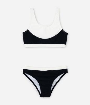 Biquini Infantil em Microfibra com Textura - Tam 5 a 16 Anos