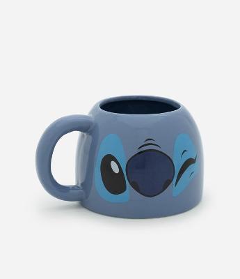 Caneca de Cerâmica com Estampa Stitch