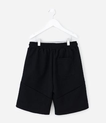 Bermuda Infantil Texturizado com Bolsos – Tam 5 a 14 Anos