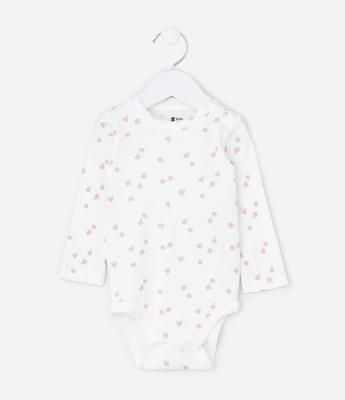 Conjunto Infantil Floral com Body e Calça Ursinha – Tam RN a 18 Meses