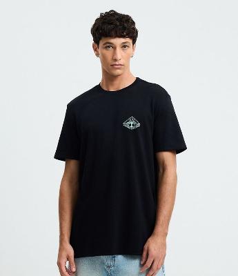Camiseta em Algodão com Estampa Inspired e Discover