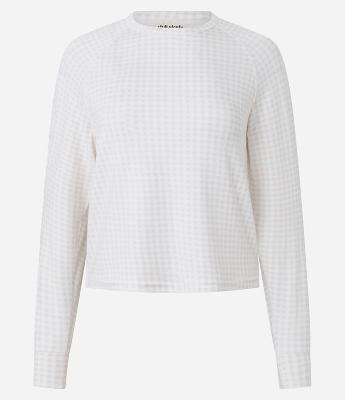 Blusa de Pijama Manga Longa com Estampa Xadrez