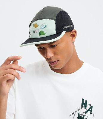 Boné 5 Panel Tony Hawk com Estampa Skate Park