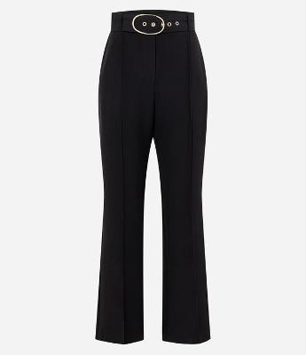 Calça Flare Alfaiataria com Cinto em Fivela