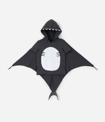 Camiseta Infantil com Estampa e Detalhes Aplicado de Tubarão – Tam 1 a 6 Anos