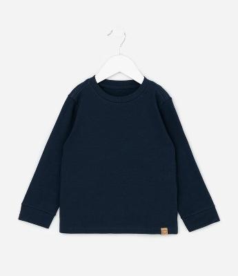 Camiseta Infantil em Algodão com Manga Longa – Tam 1 a 5/6 Anos