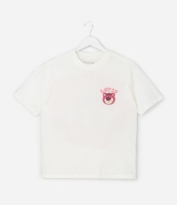 Camiseta Infantil com Estampa Lotso – Tam 7 a 16 Anos