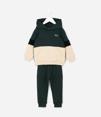 Conjunto Infantil com Casaco Canguru e Calça – Tam 1 a 5/6 Anos