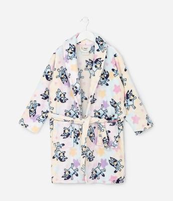 Roupão Infantil com Estampa Bluey – Tam 3 a 12 Anos