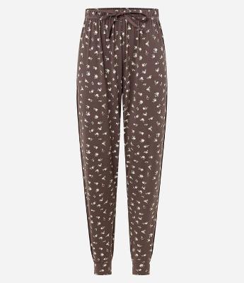 Calça de Pijama Jogger Peach Touch com Amarração no Cós