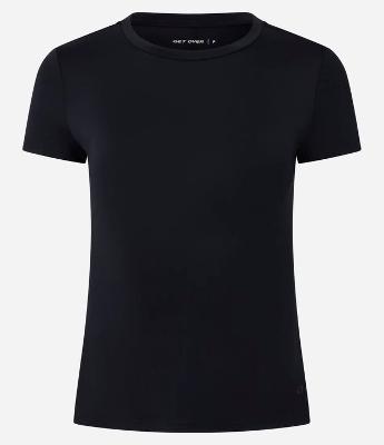 Camiseta Esportiva em Microfibra com Manga Curta