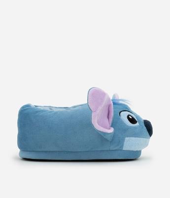 Pantufa Infantil em Fleece com Personagem Stitch – Tam 29 a 36