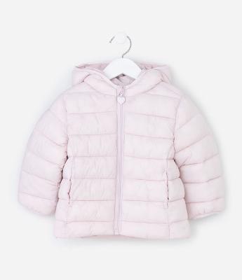 Jaqueta Puffer Infantil com Capuz - Tam 1 a 6 anos