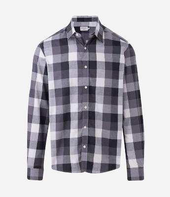 Camisa Manga Longa em Flanela Xadrez