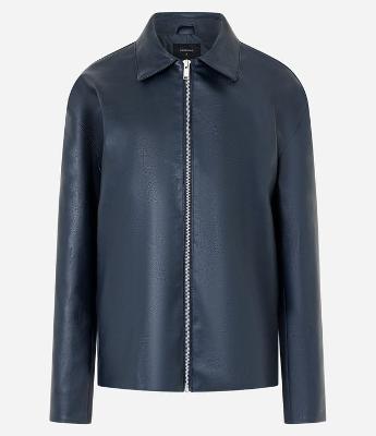 Jaqueta Regular Harrington em PU