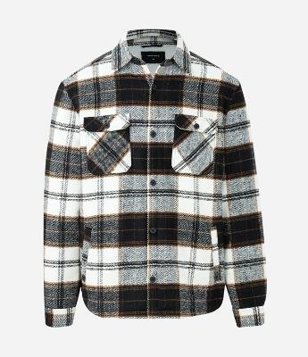 Jaqueta em Flanela Xadrez com Forro