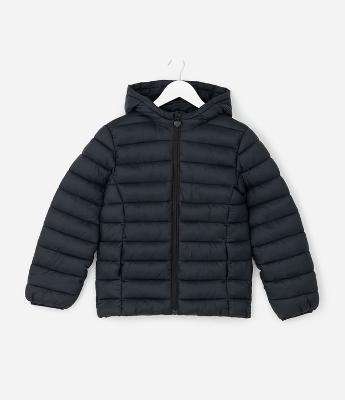 Jaqueta Infantil Puffer em Microfibra com Capuz – Tam 5 a 16 Anos