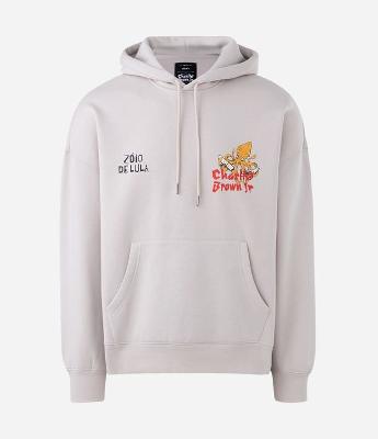 Blusão em Moletom com Capuz e Estampa Charlie Brown Jr.