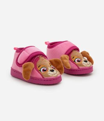 Pantufa Infantil em Fleece com Estampa Skye Patrulha Canina – Tam 21/22 a 27/28