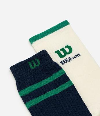 Kit com 2 Pares de Meias Cano Longo Wilson