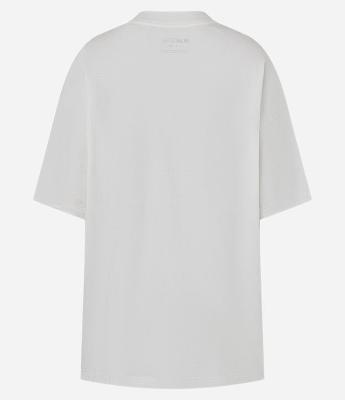 Camiseta Regular em Algodão com Estampa Vestido