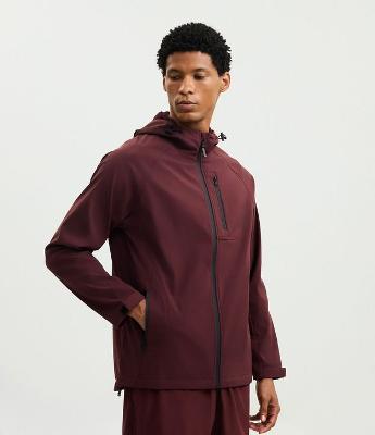 Jaqueta Esportiva Tecnológica Resistente à Água com Capuz