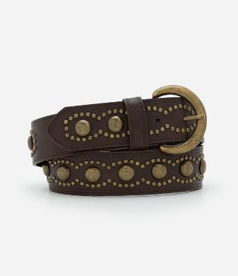 Cinto Médio em PU com Fivela Arredondada