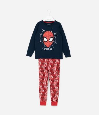Pijama Infantil Longo com Estampa Spider-Man – Tam 2 a 8 Anos