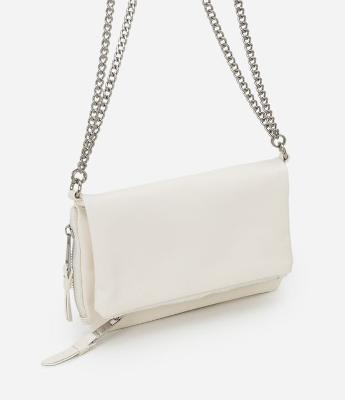 Carteira Envelope Grande em PU com Alças de Corrente