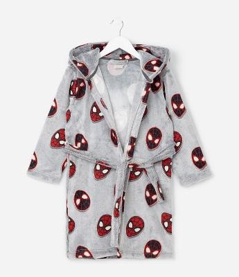 Roupão Infantil com Estampa Homem-Aranha – Tam 3 a 12 Anos