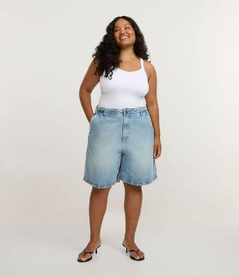 Bermuda Jorts em Jeans Curve & Plus Size