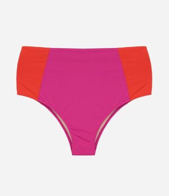 Biquíni Calcinha Hot Pants com Bloco de Cor Curve & Plus Size