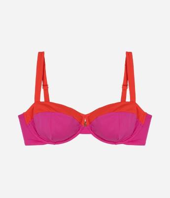 Biquíni Top Meia Taça com Bloco de Cor Curve & Plus Size