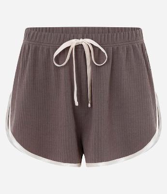 Short de Pijama Peach Touch com Viés Contrastantes