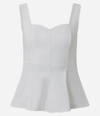 Blusa Peplum Sem Manga em Bengaline