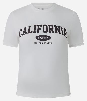 Camiseta New T-Shirt em Algodão com Lettering California