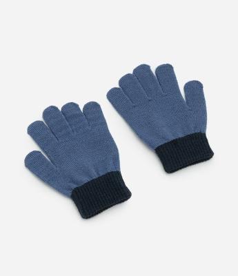 Luva Infantil em Efeito Tricô com Estampa Marvel Mini Heróis – Tam 3 a 12