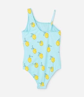 Maiô Infantil com Estampa de Limão Siciliano – Tam 10 a 16