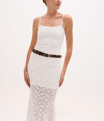 Cinto Médio com Detalhes em Estampa Casco de Tartaruga