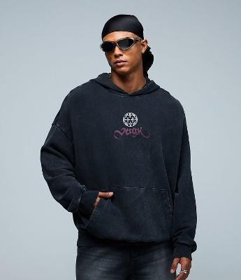 Moletom Boxy Canguru com Estampa Filho da Promessa Veigh