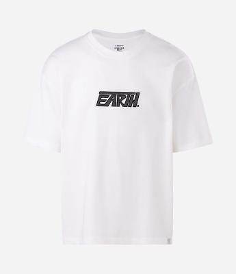Camiseta Oversized em Algodão com Bordado Earth