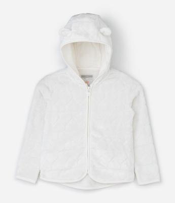 Jaqueta Infantil com Orelhinhas no Capuz – Tam 1 a 5/6 Anos