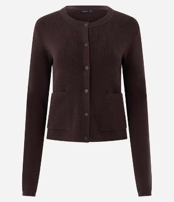 Cardigan em Tricô com Bolsos Frontais