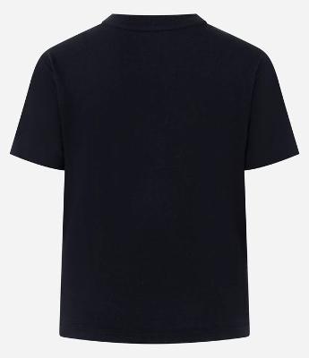 Blusa Baby Look com Bordado de Florzinhas no Decote
