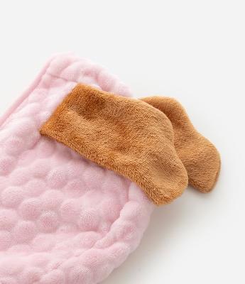 Jaqueta Infantil em Fleece com Capuz e Orelinhas Sky – Tam 1 a 5/6 Anos