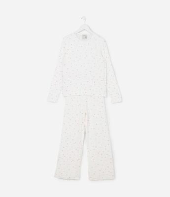 Pijama Infantil com Estampa de Estrelas – Tam 5 a 16 Anos