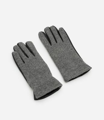 Luva em Pu e Elástico nos Punhos